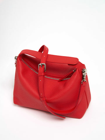 Marion Mini Hobo Bag-Red