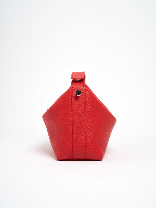Marion Mini Hobo Bag-Red