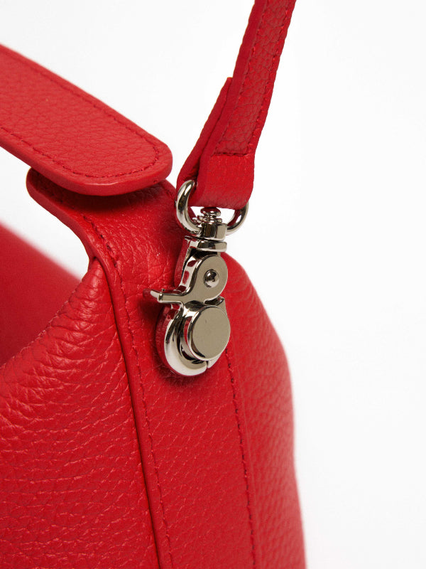 Marion Mini Hobo Bag-Red