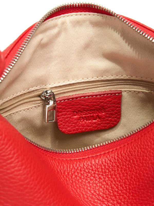 Marion Mini Hobo Bag-Red