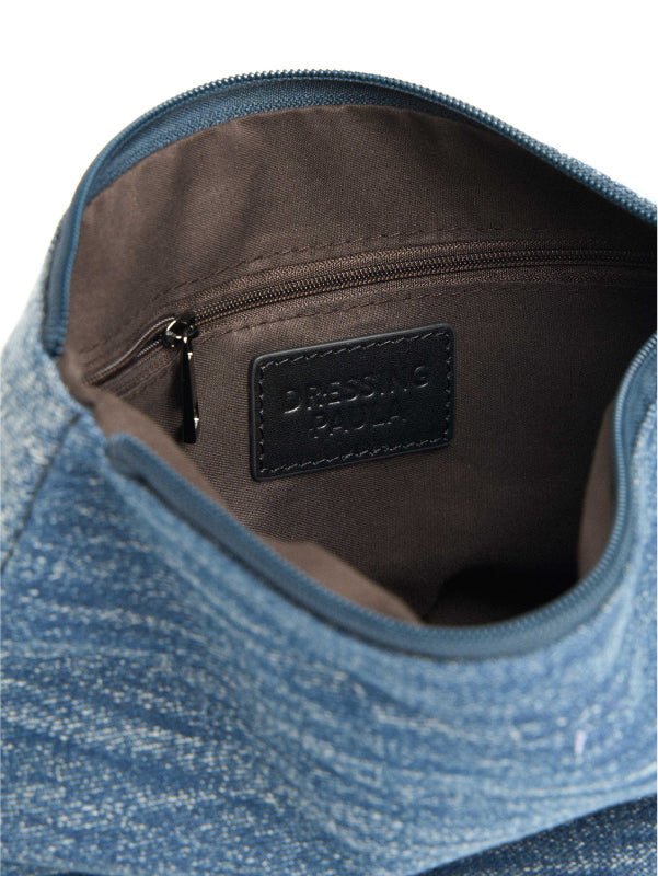 Marlo Woven Bag-Denim Blue