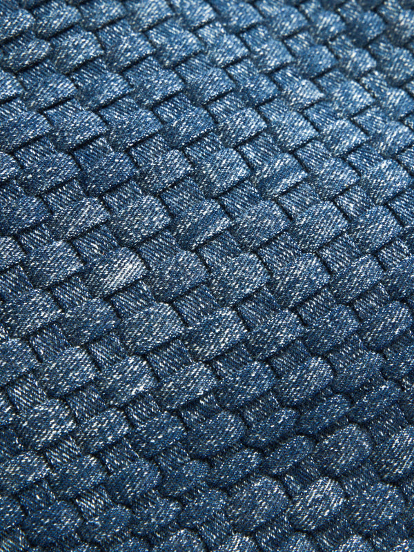 Marlo Woven Bag-Denim Blue