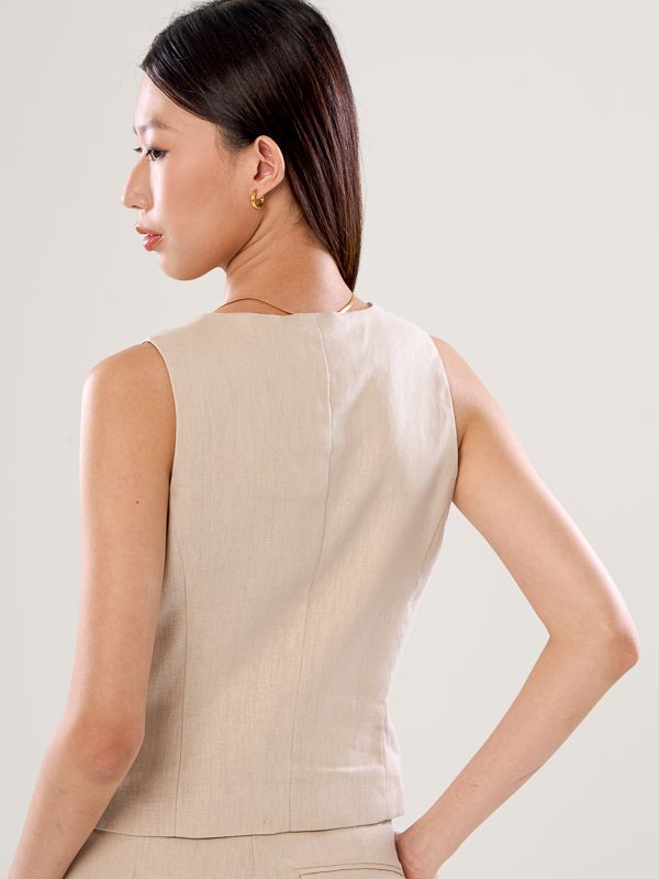 Linen Vest