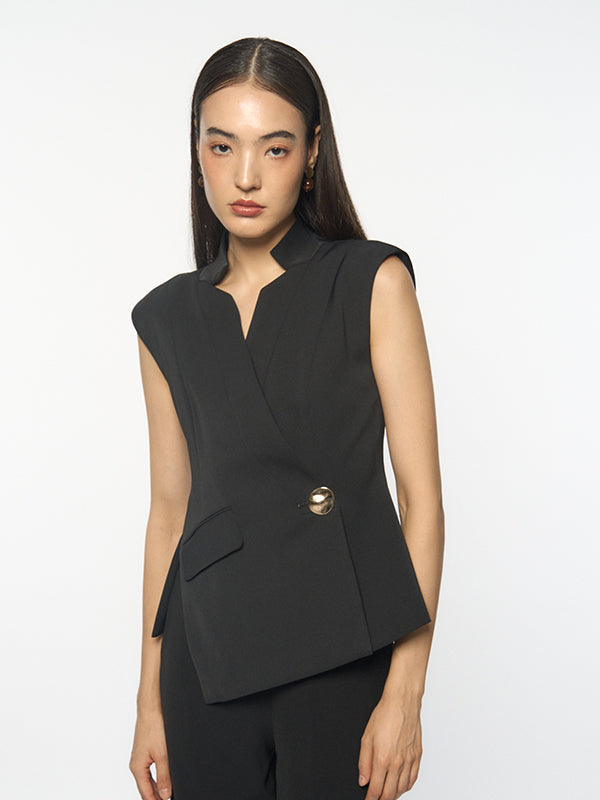 Asymmetrical Wrap Vest