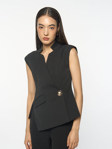 Asymmetrical Wrap Vest