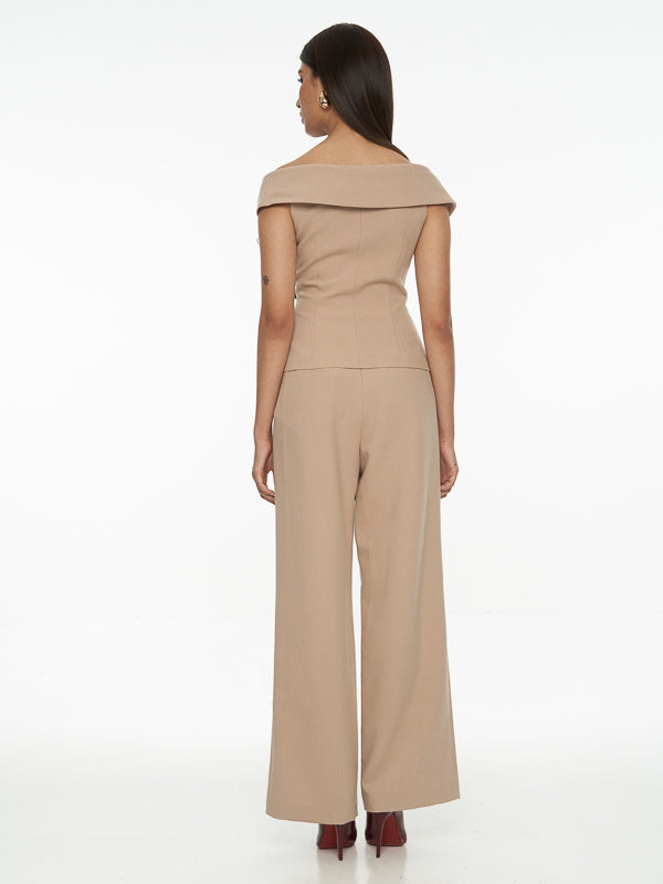 Off Shoulder Suit Top