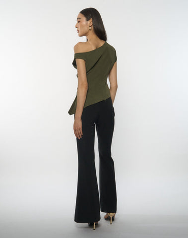 Asymmetrical Drape Top