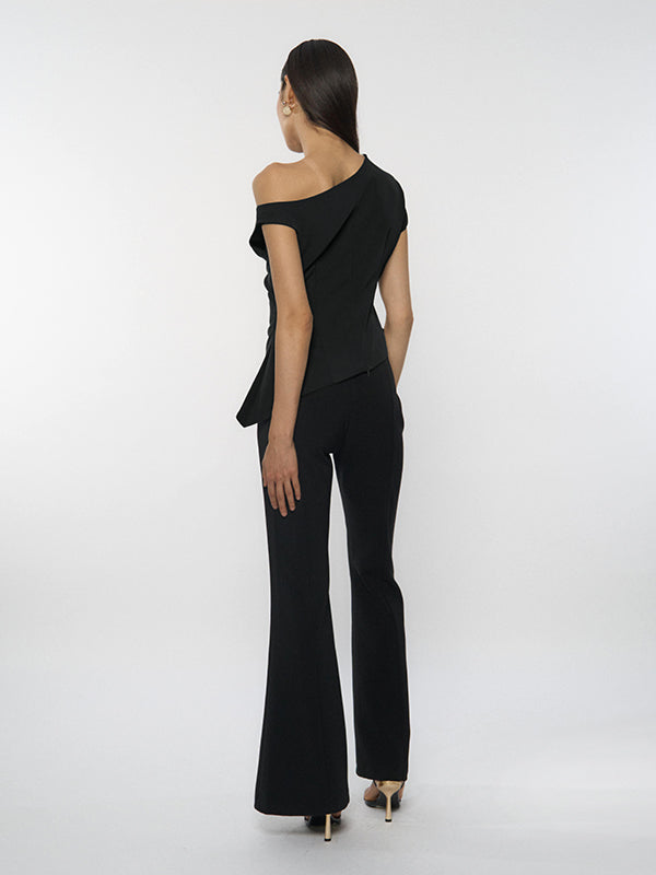 Asymmetrical Drape Top