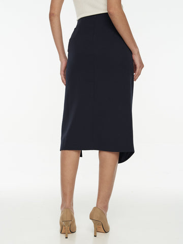 Side-Slit Midi Skirt
