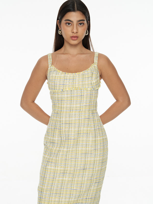Tweed Fitted Dress