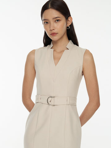 V-Neck Bodycon Dress