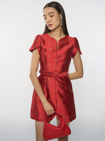 Khoon Hooi X DP : Hibiscus Mini Dress