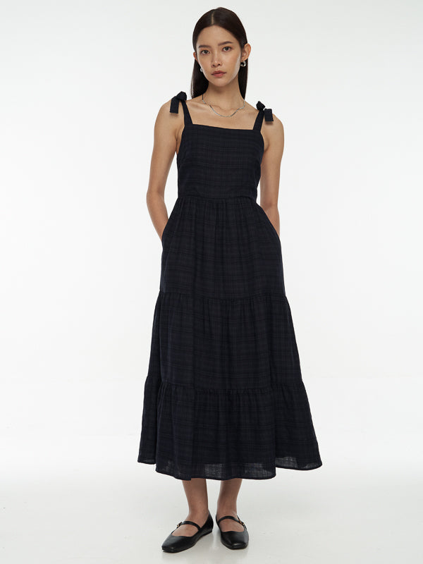 Ruched Tier Maxi Dress