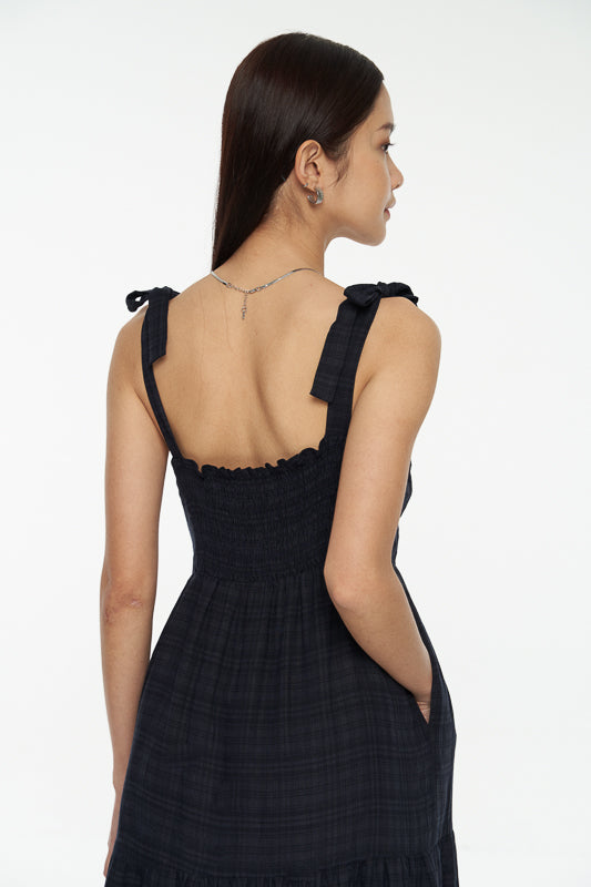 Ruched Tier Maxi Dress
