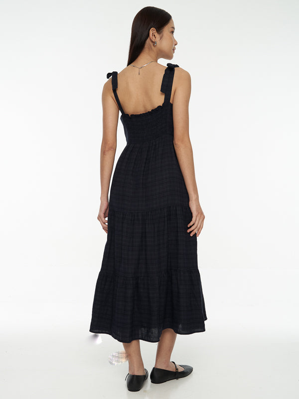 Ruched Tier Maxi Dress