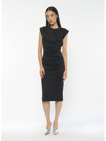 Structured Shoulder Dress