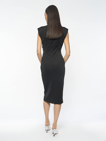 Structured Shoulder Dress