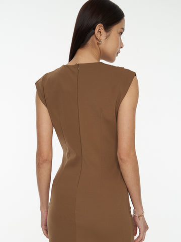 Structured Shoulder Dress