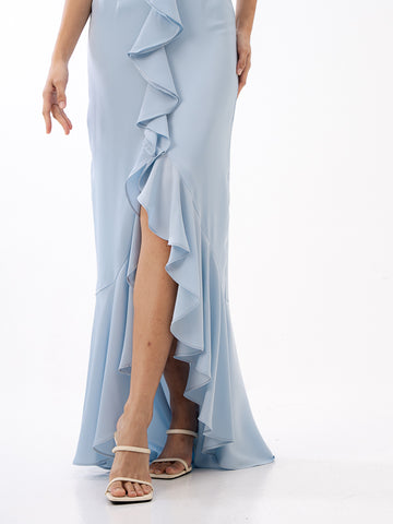 Iris Short Cape Dress -  BABY BLUE