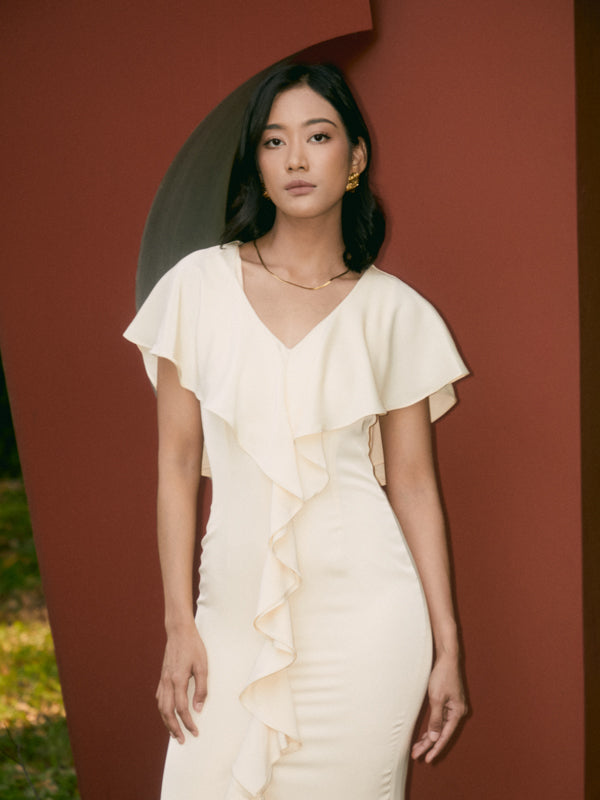 Iris Short Cape Dress Iris Short Cape Dress