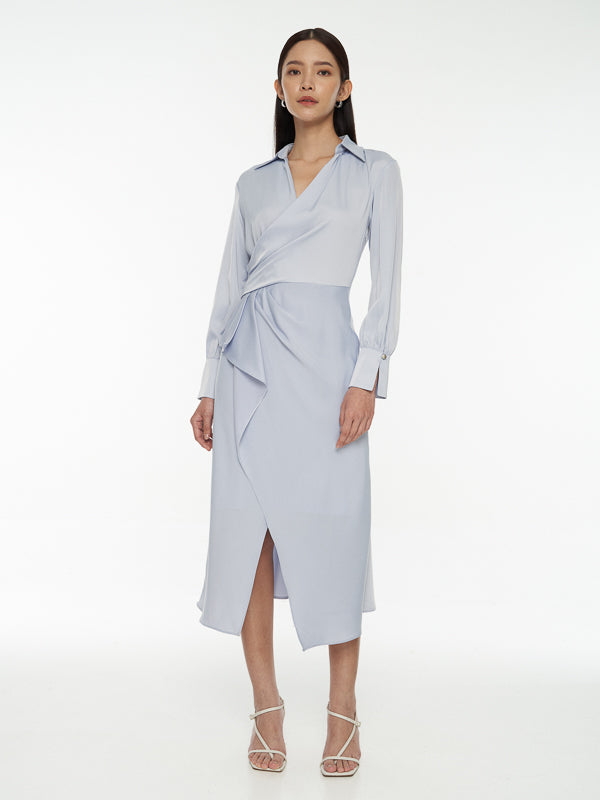 Asymmetrical Wrap Dress