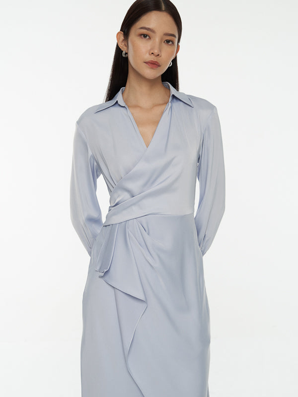 Asymmetrical Wrap Dress