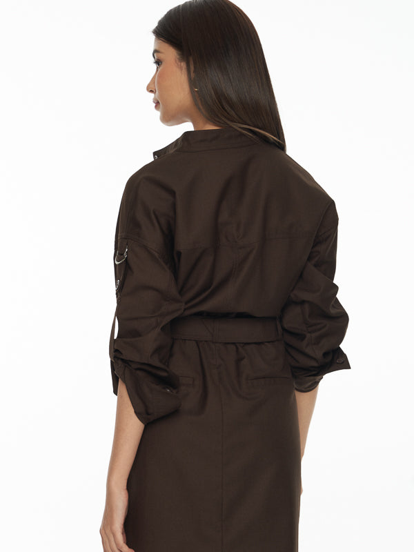 Utility Shirt Dress
