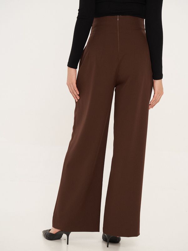 High Waist Pleated Pants