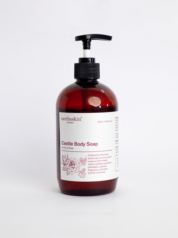 Earthoskin - La Vie en Rose Castile Body Soap