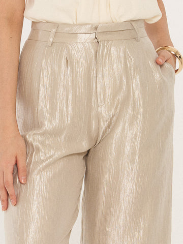 Wide Leg Crepe Pants