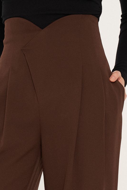 High Waist Pleated Pants