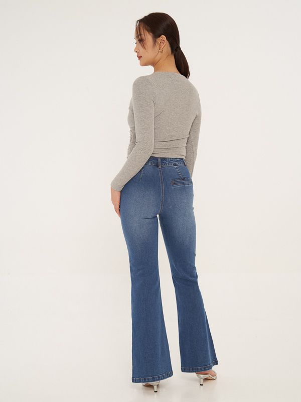 Denim High Rise Boot Cut
