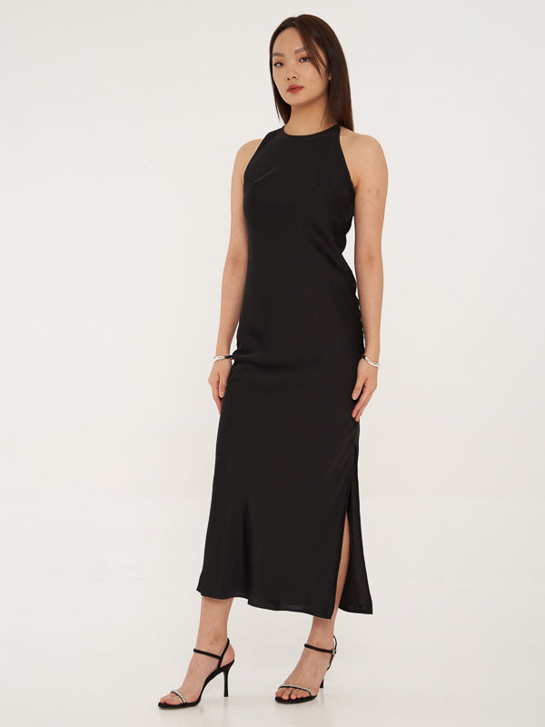 Satin Maxi Dress