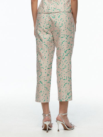 Jacquard Crop Pants