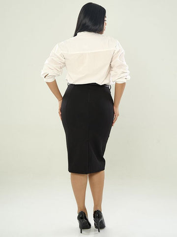 Button Detailed Long Sleeve Top