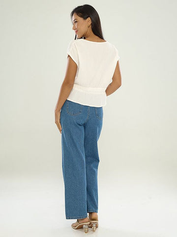 V-Neck Sleeveless Top