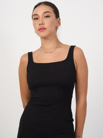 Ruched Hem Maxi Dress