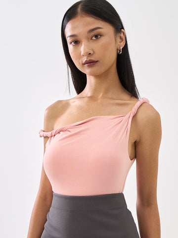 Asymmetric Twist-Detail Top