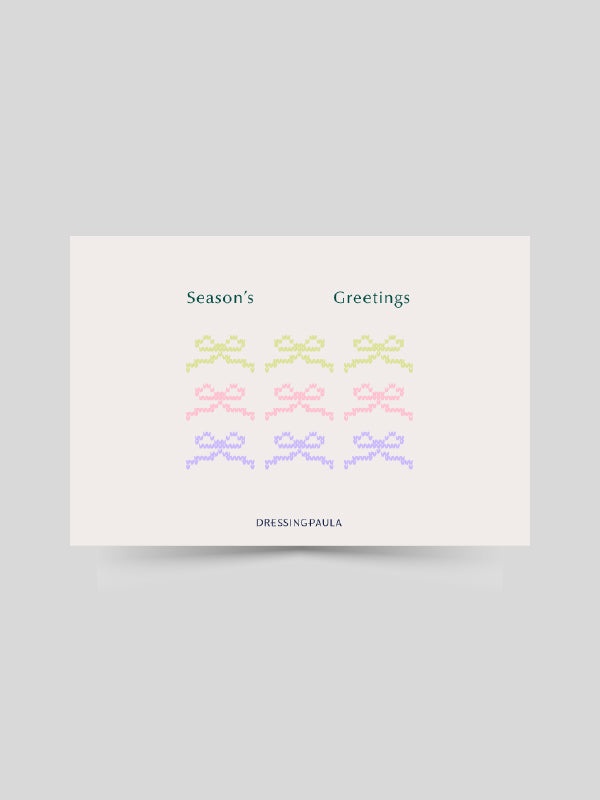 Season's Greetings - Ribbons