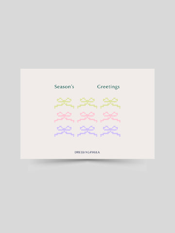Season's Greetings - Ribbons