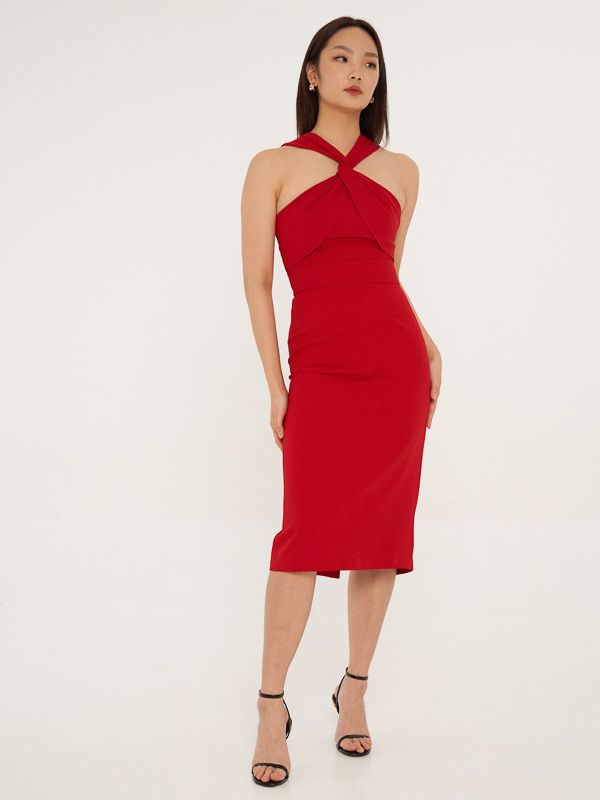 Halter Midi Dress