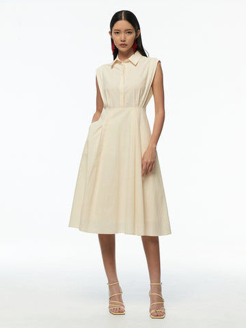 Collar Sleeveless Dress