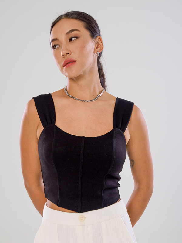 Strappy Sleeveless Crop Top