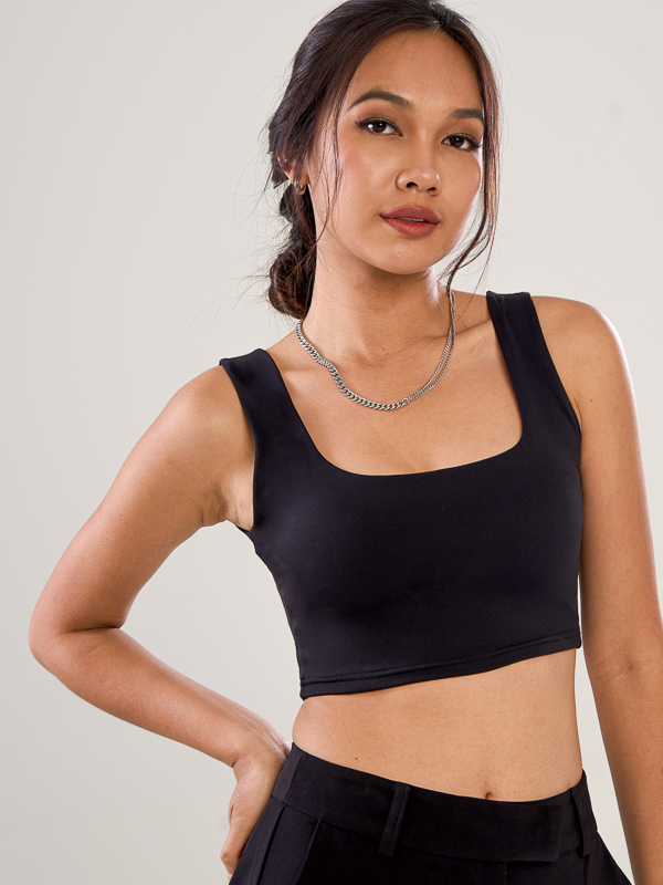 SupraSoft™️ Scoop Neck Cropped Tank