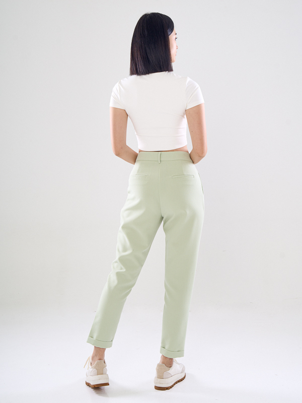 Chriselle Tailored Pants-Mint Green