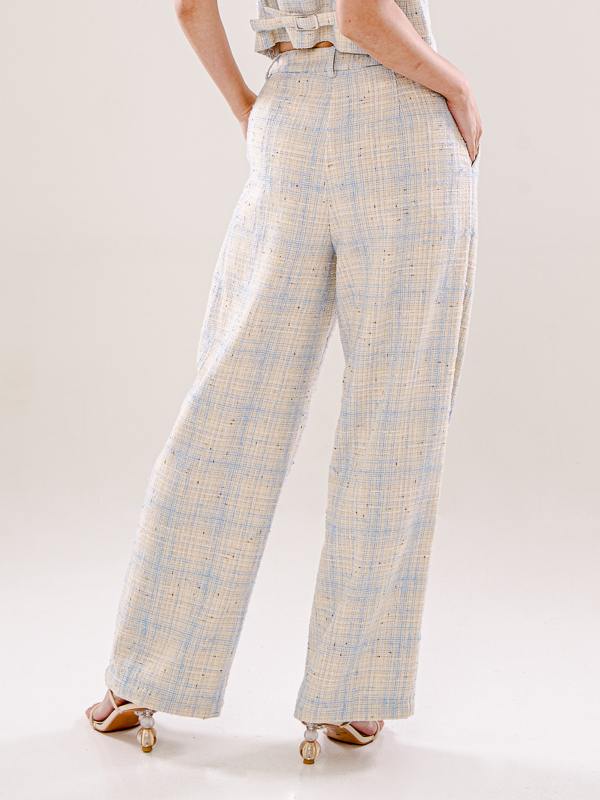 Textured Tweed Trousers