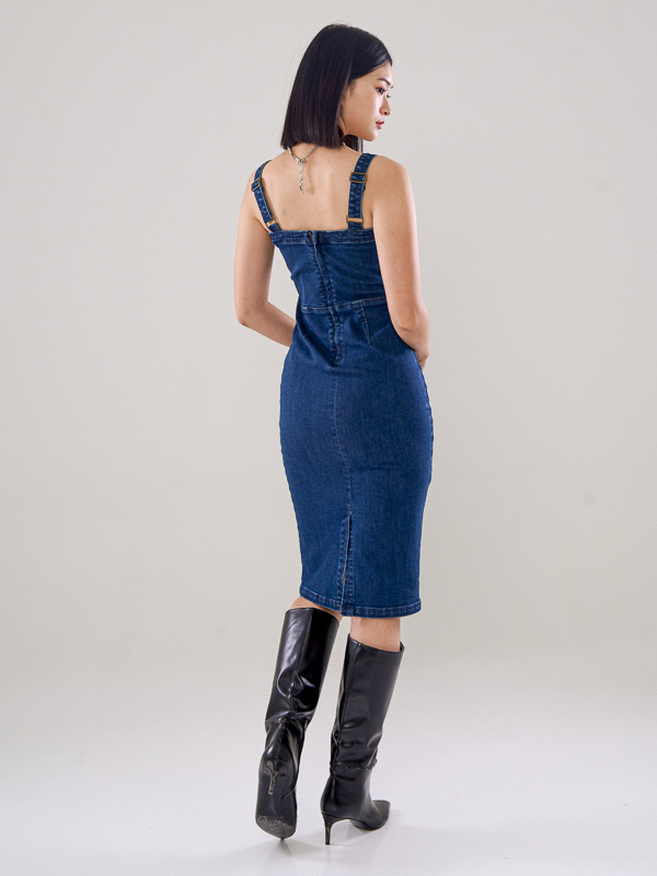 Denim Strappy Dress