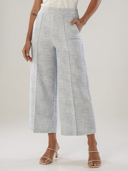 Faux Tweed Culottes