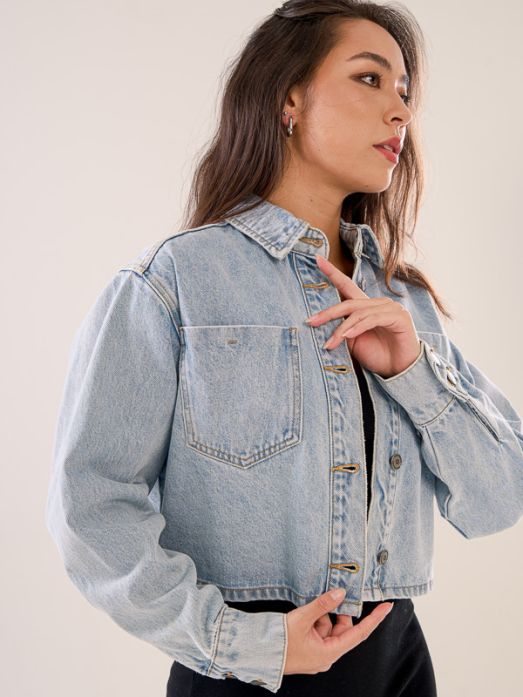 Cropped Denim Jacket