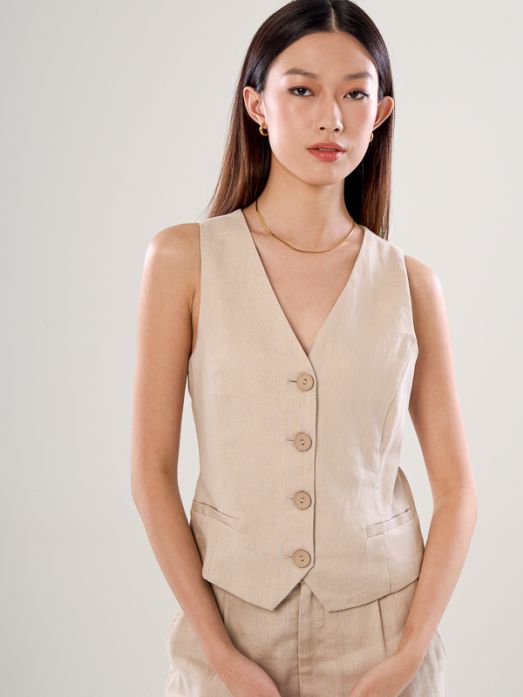 Linen Vest